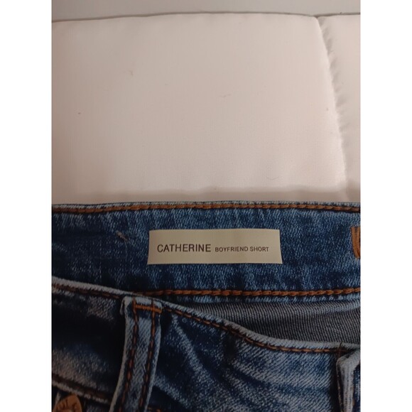 Kut From The Kloth sz 4 Shorts denim Catherine Boyfriend jean stretchy cuffs - Picture 3 of 8